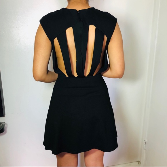 Silence + noise Dress Size Large Junior Open Back - Picture 3 of 8